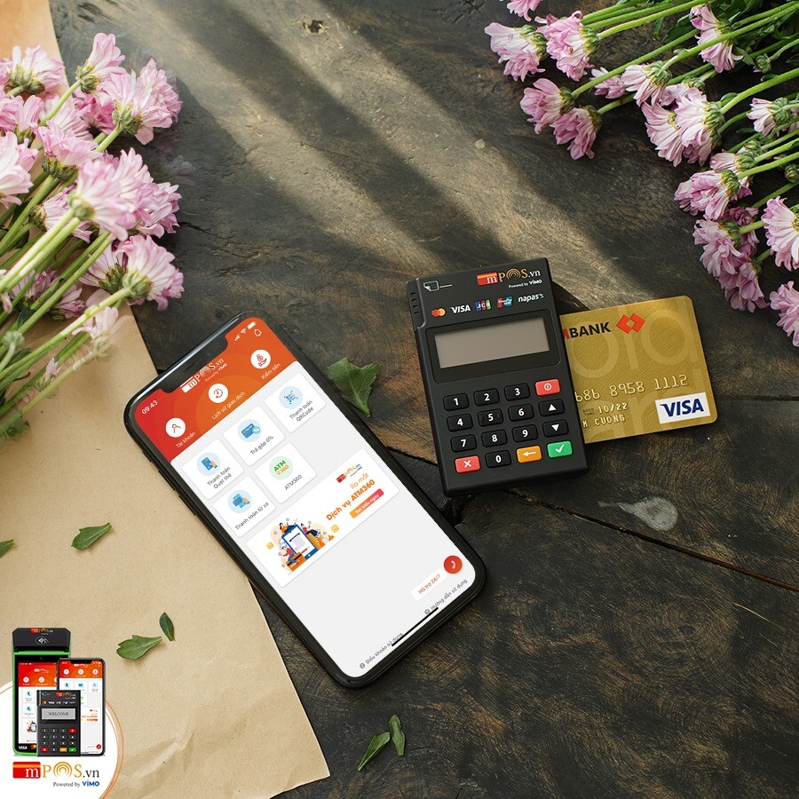 Máy quẹt thẻ thanh toán, Máy quẹt thẻ Ngân hàng MPOS