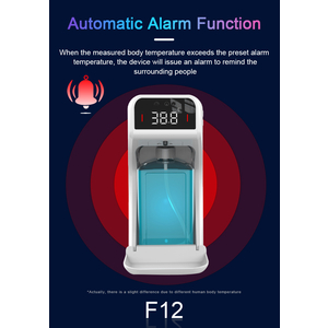 Máy xịt khử khuẩn tự động kèm đo nhiệt độ không chạm F12