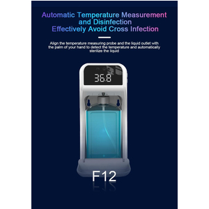 Máy xịt khử khuẩn tự động kèm đo nhiệt độ không chạm F12