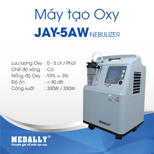 Máy tạo oxy 5 lít Medally JAY-5AW/JAY-5AW Nebulizer
