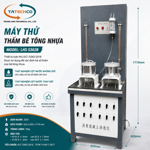 Máy thử thấm bê tông nhựa LHS 5362B