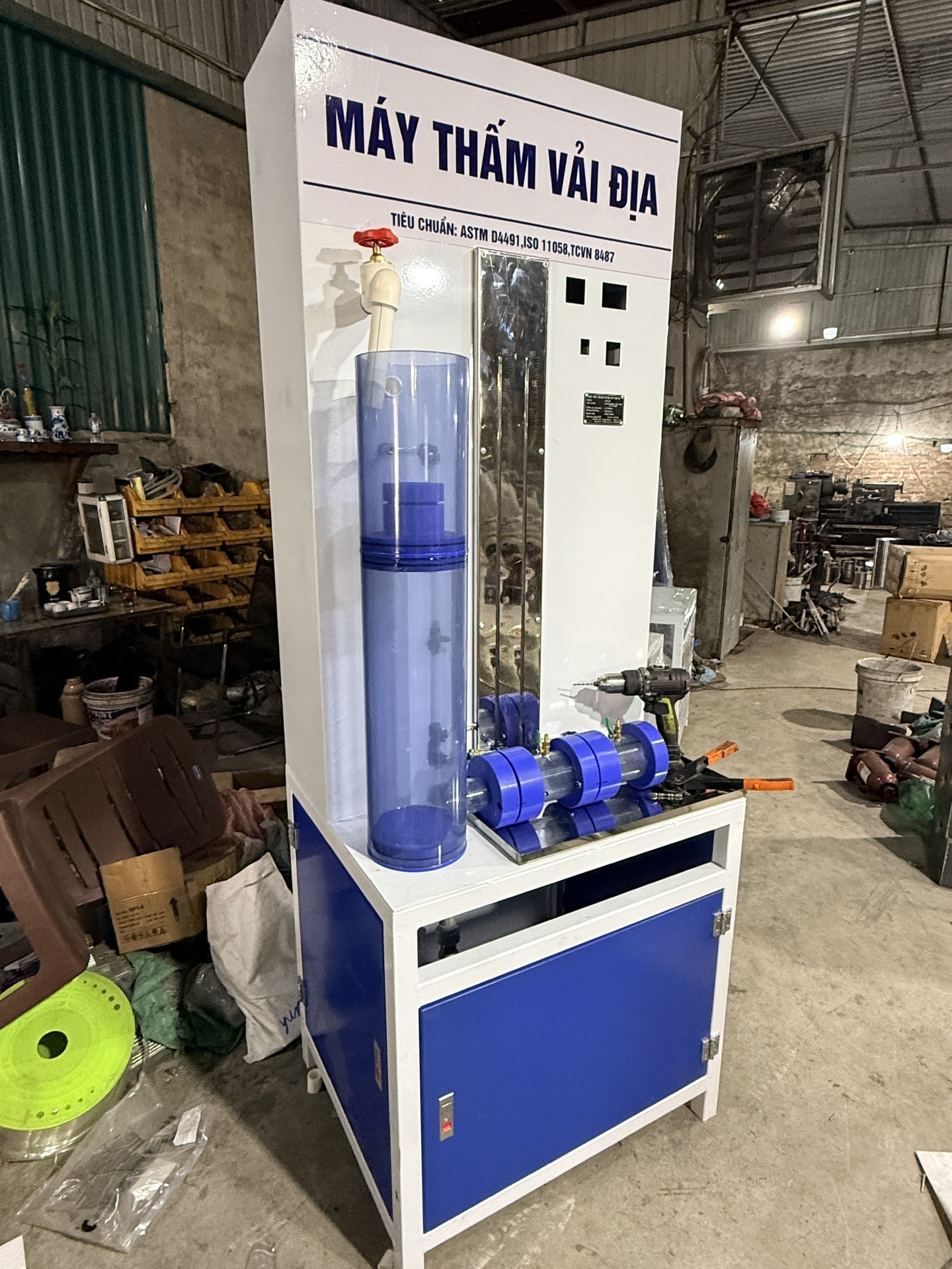 Máy thử thấm vải địa kỹ thuật