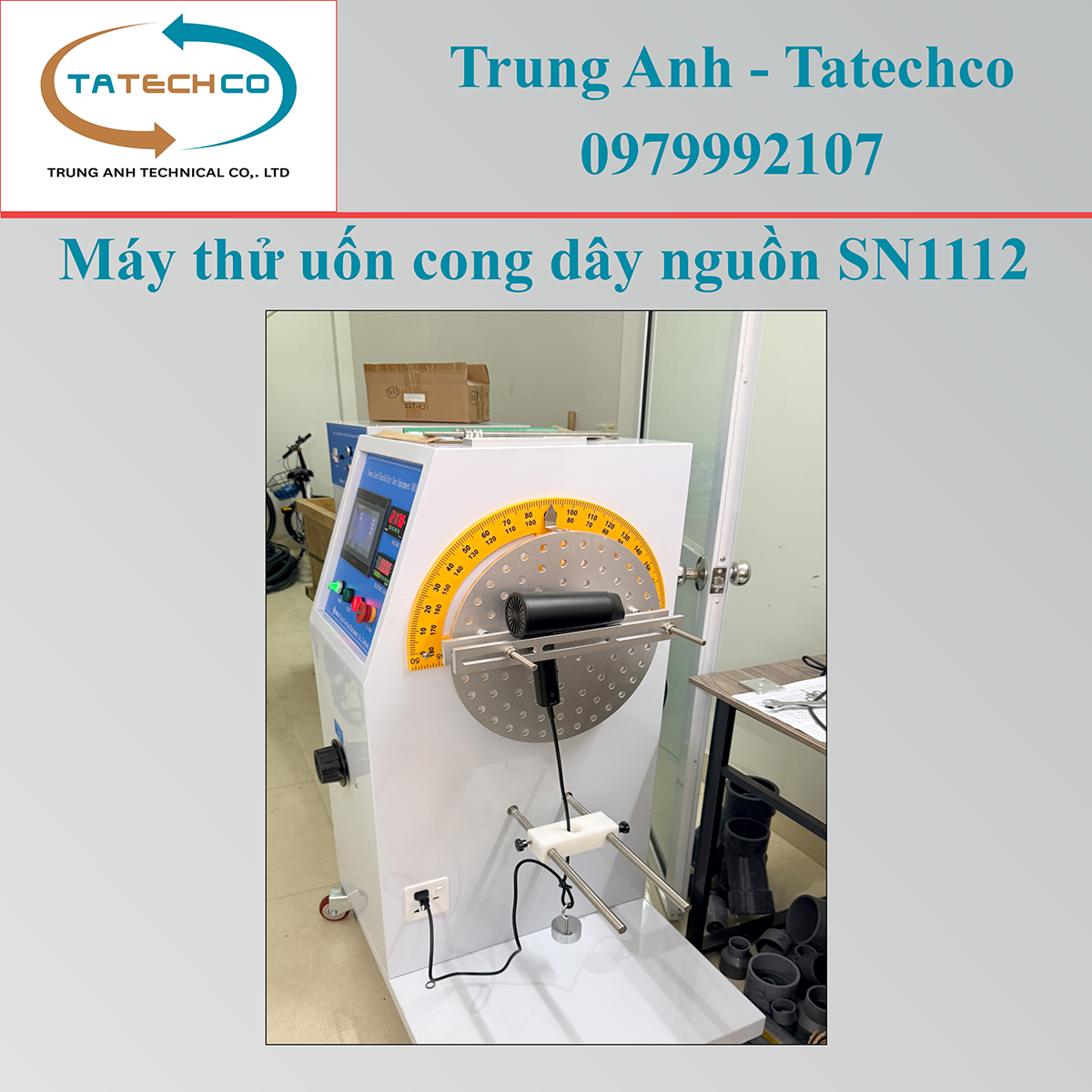 thiết bị thử uốn cong dây nguồn