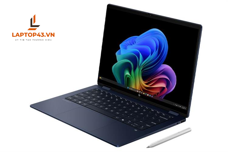 Laptop HP OmniBook X Flip 14-fk0082AU BZ7N8PA | AMD Ryzen™ AI 7 350 | 32GB LPDDR5X | 1TB SSD | Radeon™ 860M | 14 2K Touch | Gập 360° | HP Pen | Windo