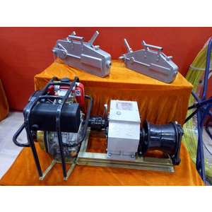 Máy tời cáp động cơ chạy xăng/ dầu JM-8