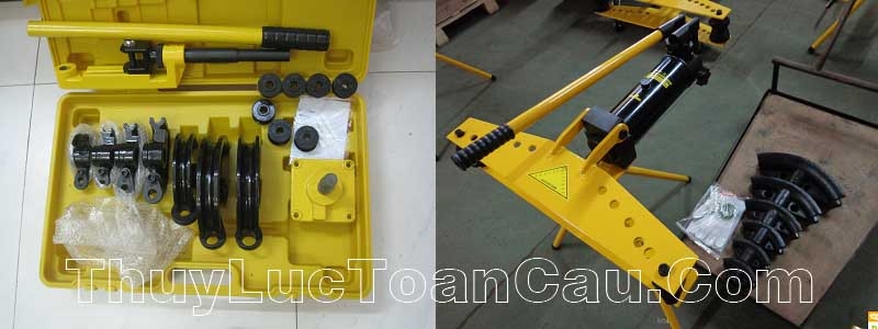 Vam uốn ống bằng tay, Máy uốn ống thủy lực bằng tay và bằng điện