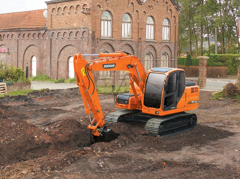 Máy xúc đào doosan bánh xích DX140LC