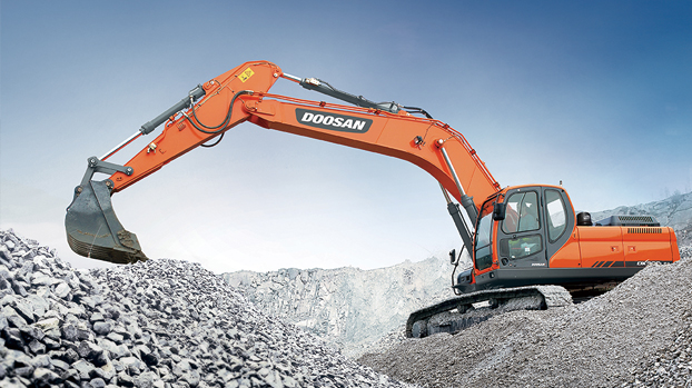 Máy xúc đào doosan bánh xích DX300LCA