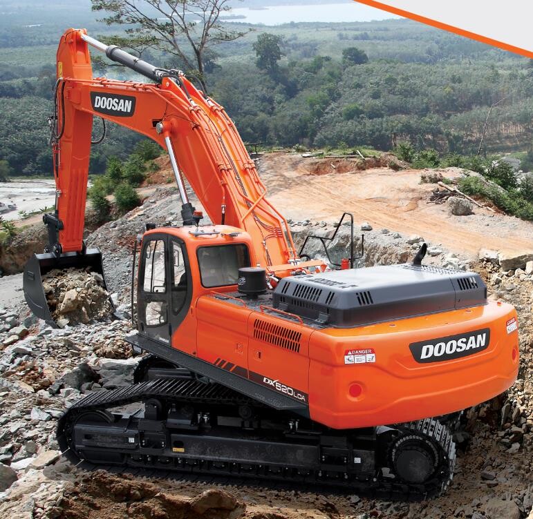 Máy xúc đào doosan bánh xích DX520LCA-K