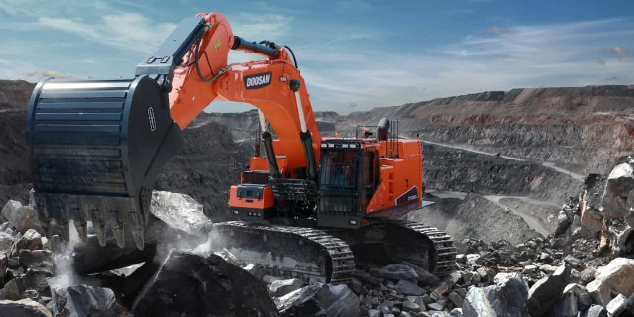 Máy xúc đào doosan bánh xích DX800LC-5B