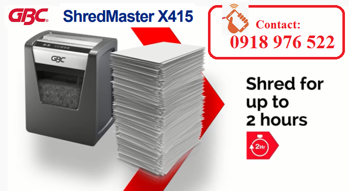 Máy Hủy Giấy GBC ShredMaster X415