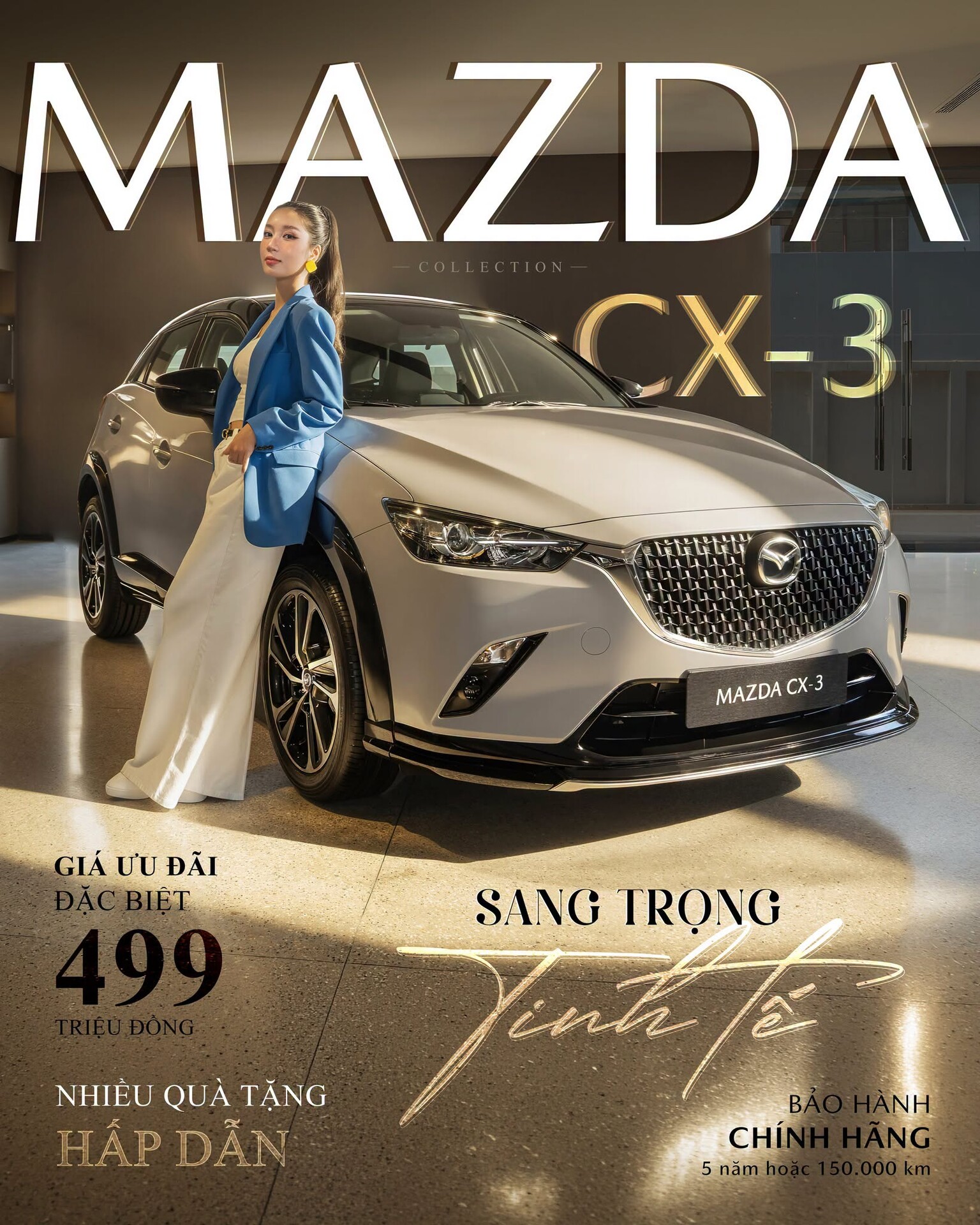 MAZDA CX-3- GIÁ ƯU ĐÃI ĐẶC BIỆT 499 TRIỆU ĐỒNG