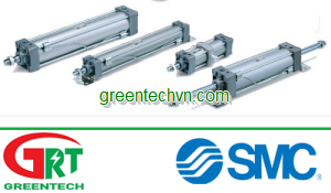 Pneumatic cylinder / double-acting / double-rod / adjustable-stroke | MB series |SMC Pneumatic | SMC