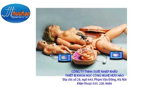 Mô hình sản khoa cao cấp với trẻ sơ sinh