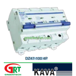 MCB KAVA DZ47-100 4P | Cầu dao tự động DZ47-100 4P | Kava Viet Nam |