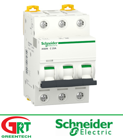 MCB Schneider A9K24325 25A 6kA 3P | Cầu dao tự động A9K24325 25A 6kA 3P | Schneider Việt Nam