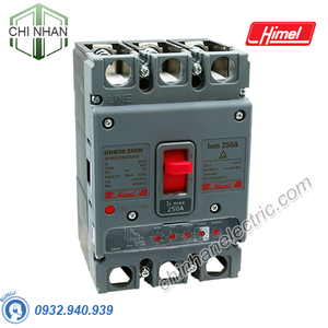 MCCB 3P 250A 50KA ( chỉnh dòng điện tử ) - HDM3E250M25033XX - Himel