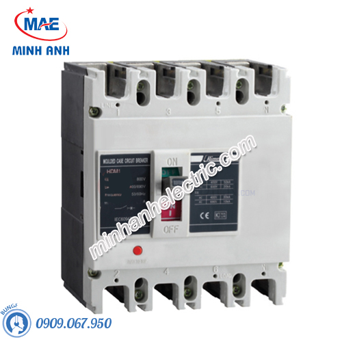 MCCB 4P 500A 70kA Type M - Model HDM1800M5004