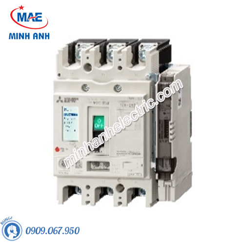 MCCB - Cầu Dao Tự Động Có Bộ Hiển Thị Đo Lường MDU-NF250-SEV 3P 36kA PM CC MITSUBISHI