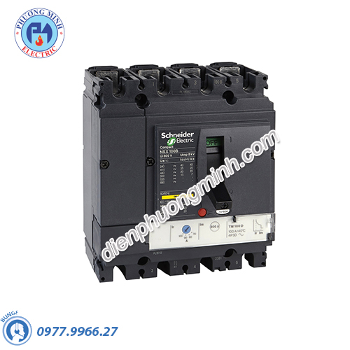MCCB Compact NSX 160N 4P 160A 50kA 415V - Model LV430850