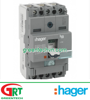 MCCB Hager HHA050Z | Cầu dao đóng/cắt Hager HHA050Z | MCCB 3P 250A 40kA