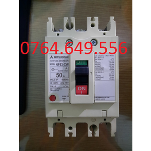 MCCB MITSUBISHI 50A CŨ - Trắng