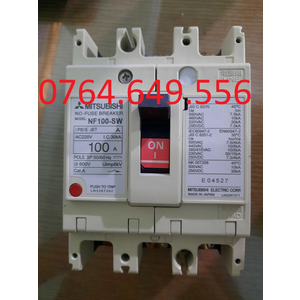 MCCB MITSUBISHI 100A CŨ - Trắng