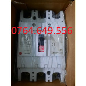MCCB MITSUBISHI 200A CŨ - Trắng