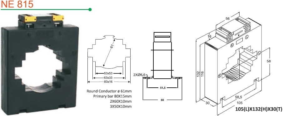 Biến Dòng Đo Lường Newtek 600/5A