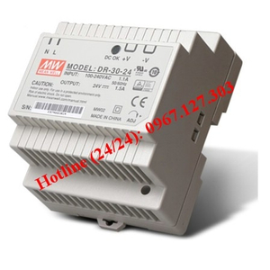 MEAN WELL DINRAIL DR-30-5, DR-30-12, DR-30-15, DR-30-24