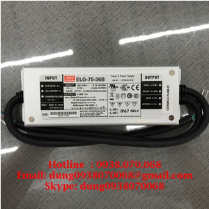 Mean well ELG-75-12, ELG-75-24, ELG-75-36, ELG-75-42, ELG-75-48