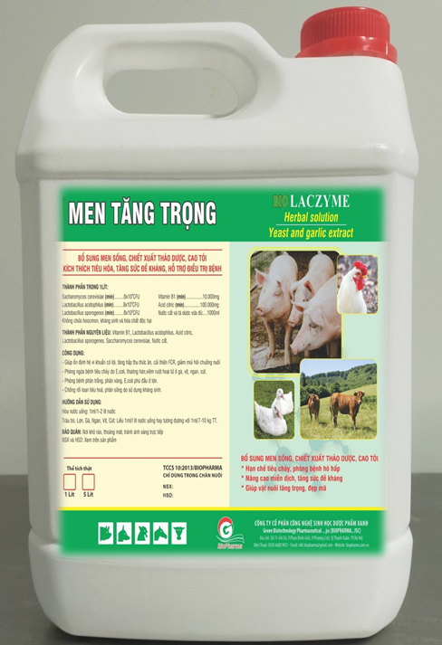 MEN TĂNG TRỌNG - 1LIT