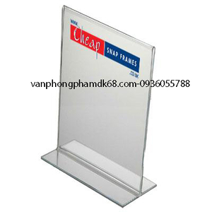 Menu mica A4 đứng