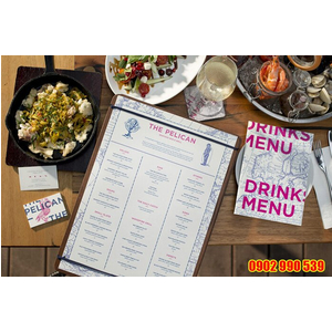 Menu thực đơn đẹp