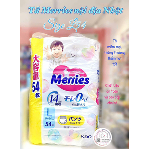 Tã Merries L54 miếng