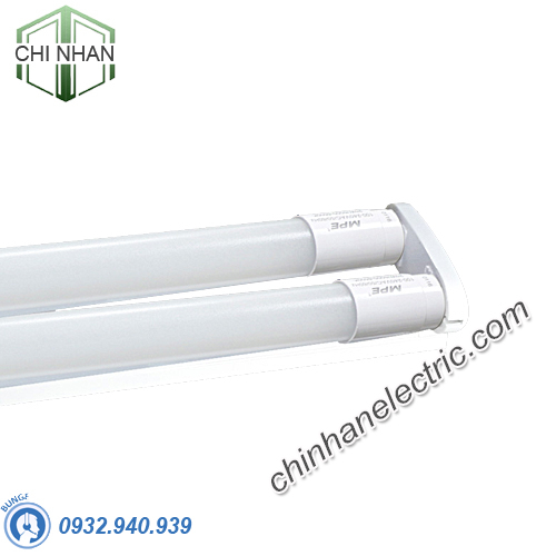 Bộ Đèn LED Tube thủy tinh 2x9W 0,6m - MGT-210 - MPE