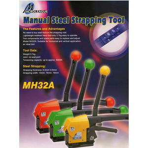 Dụng cụ đóng đai thép 3 trong 1 Macroleague MH32A