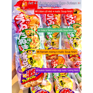 SET MÌ 4 CHÉN TOYO SUISAN MARUCHAN 🇯🇵