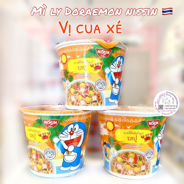 Mì ly Doraemon cua xé