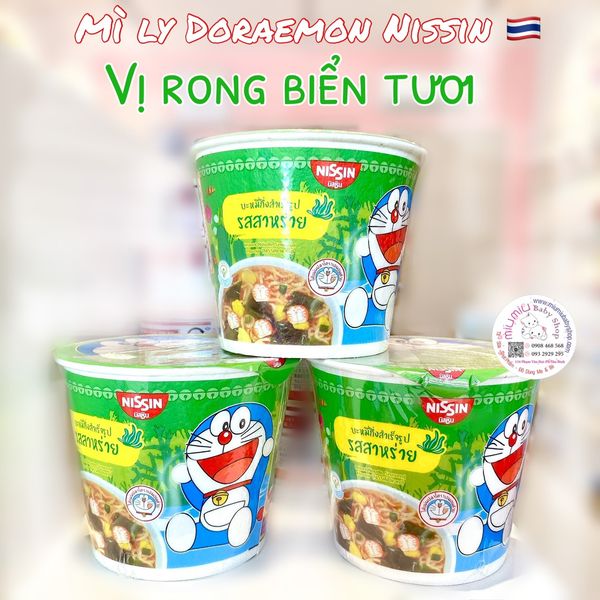 Mì ly Doraemon rong biển tươi
