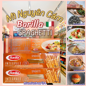 Mì Spaghetti Barilla Nguyên Cám 400gr 🇮🇹