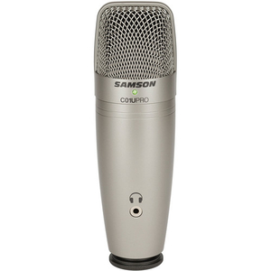 Mic thu âm Samson C01U Pro USB Studio Condenser (Silver)