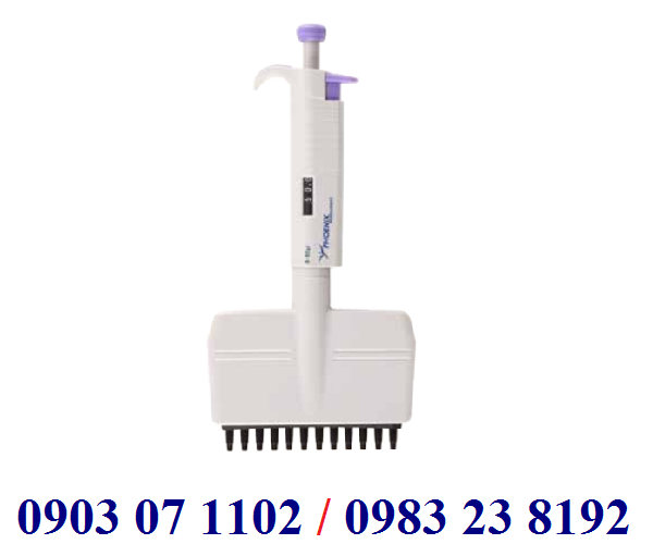 Micropipette 8 kênh hấp tiệt trùng 0.5- 10 ul