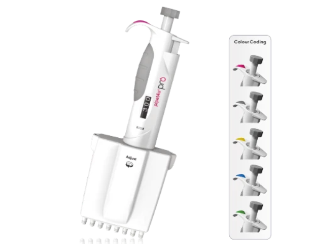 Micropipette 8 kênh Pipet4u Pro AHN thay đổi thể tích 5 - 50µl
