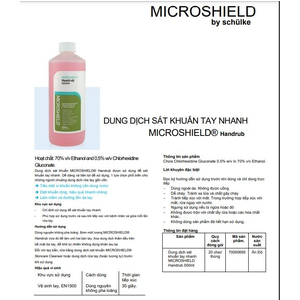 Dung dịch sát khuẩn tay nhanh Microshield Handrub 500ml