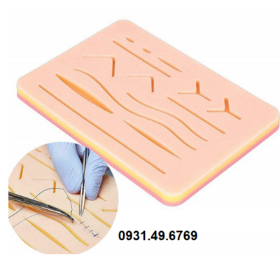 MIẾNG THỰC HÀNH KHÂU VẾT THƯƠNG BẰNG SILICON