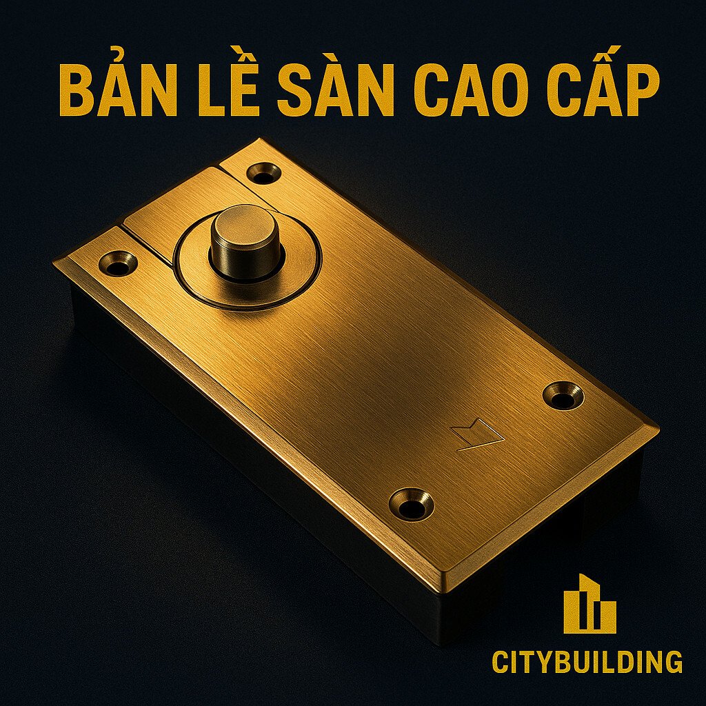 Bản lề sàn chịu tải cho hệ cửa kính cường lực