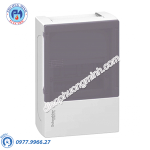 Tủ điện nhựa nổi, cửa mờ chứa 6 MCB - Model MIP12106T