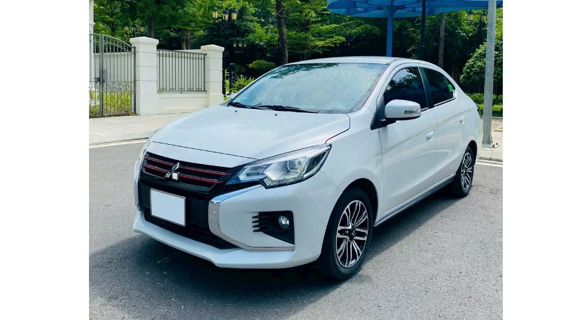 Mitsubishi Attrage số tự động 2021 màu trắng