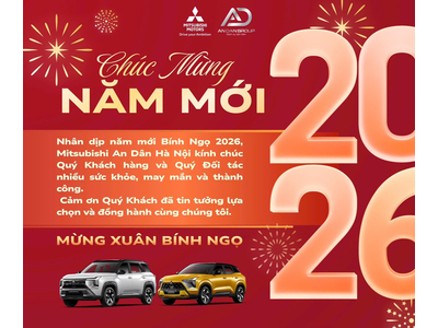 MITSUBISHI LONG BIÊN CHÚC MỪNG NĂM MỚI BÍNH NGỌ 2026